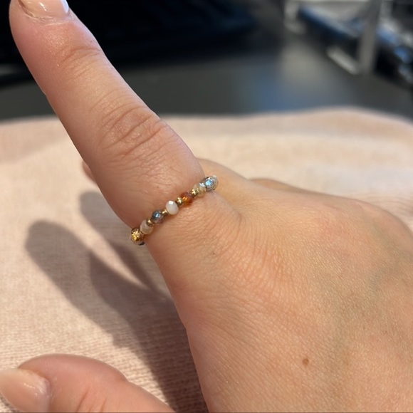 • SHEIN • Elastic Beaded Ring - Picture 4 of 4